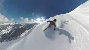 Skifahren-Skiunfall